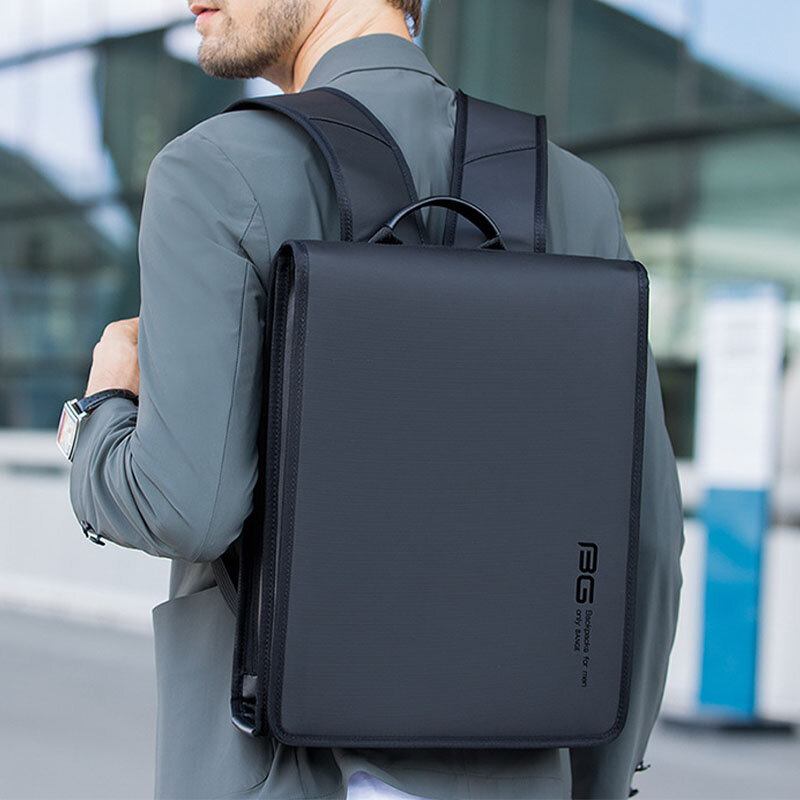Mænd Vandtæt Business 14 Tommer Computertaske Med Stor Kapacitet Rygsæk