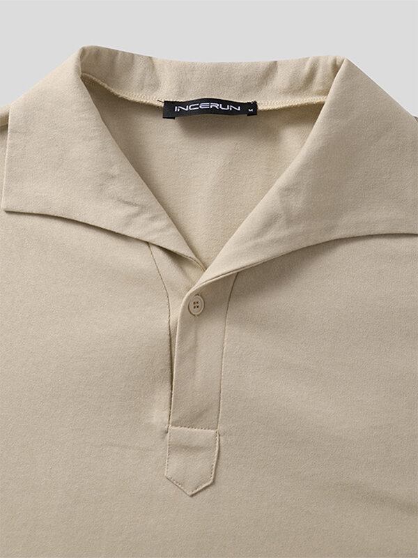 Mænds Bomuld Slim Fit Sport Casual Kortærmet Golf Tennis T-shirt