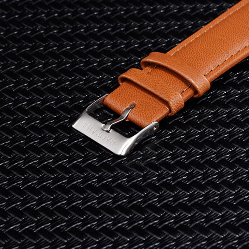 Cute Style Ultra Tynd Dame Armbåndsur Cat Design Læderrem Quartz Watch