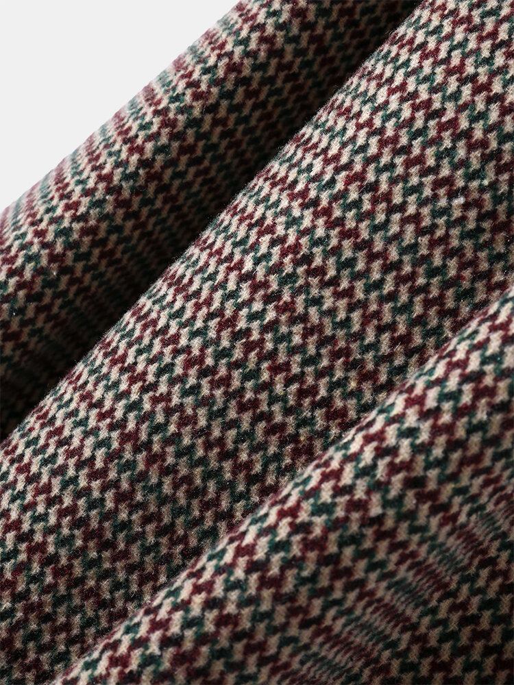 Mænd Button Up Pocket Lapel Brazer Suit Coat Casual Jakker